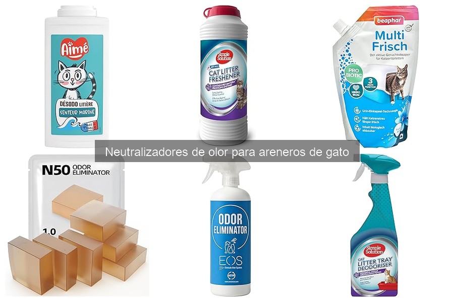 Cómo usar neutralizadores de olor en areneros para gatos