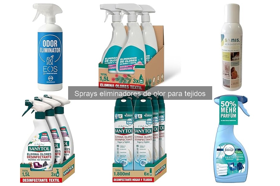 Cómo usar sprays eliminadores de olor para tejidos