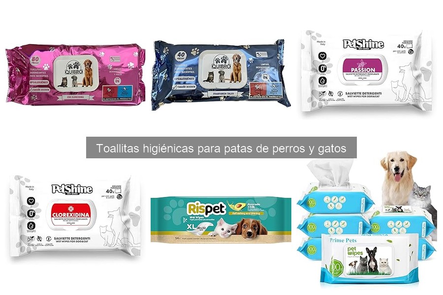 Cómo usar toallitas higiénicas para patas de perros y gatos