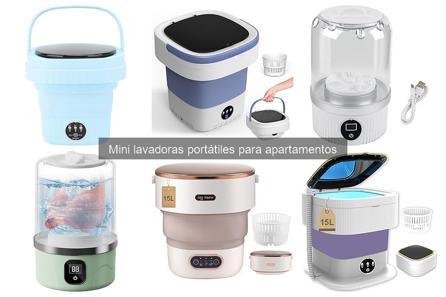 Cómo usar una mini lavadora portátil en apartamentos