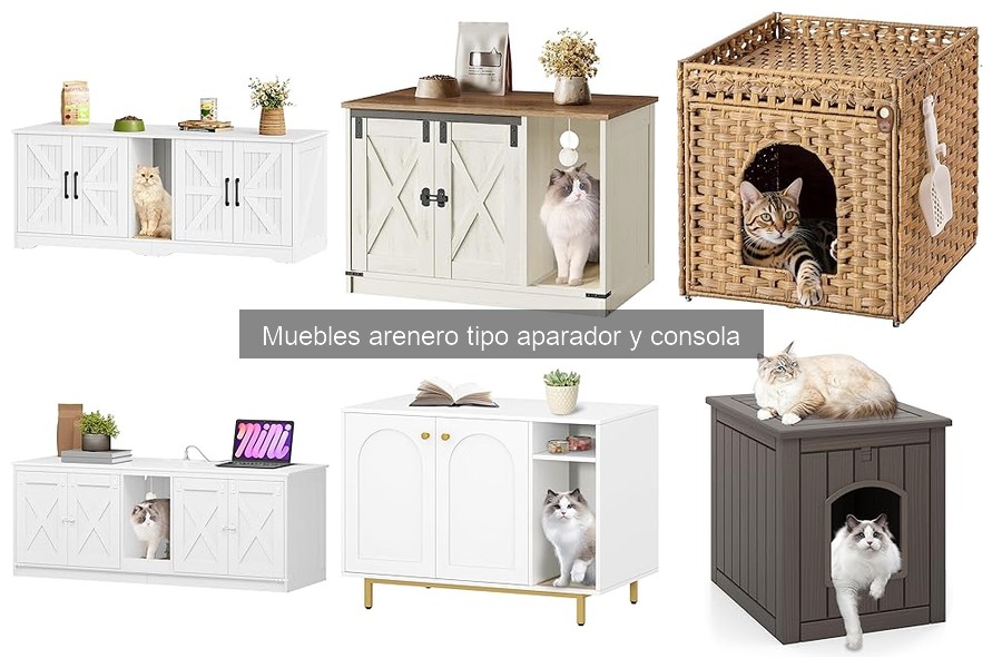 Comparativa: Areneros tipo aparador vs tradicionales