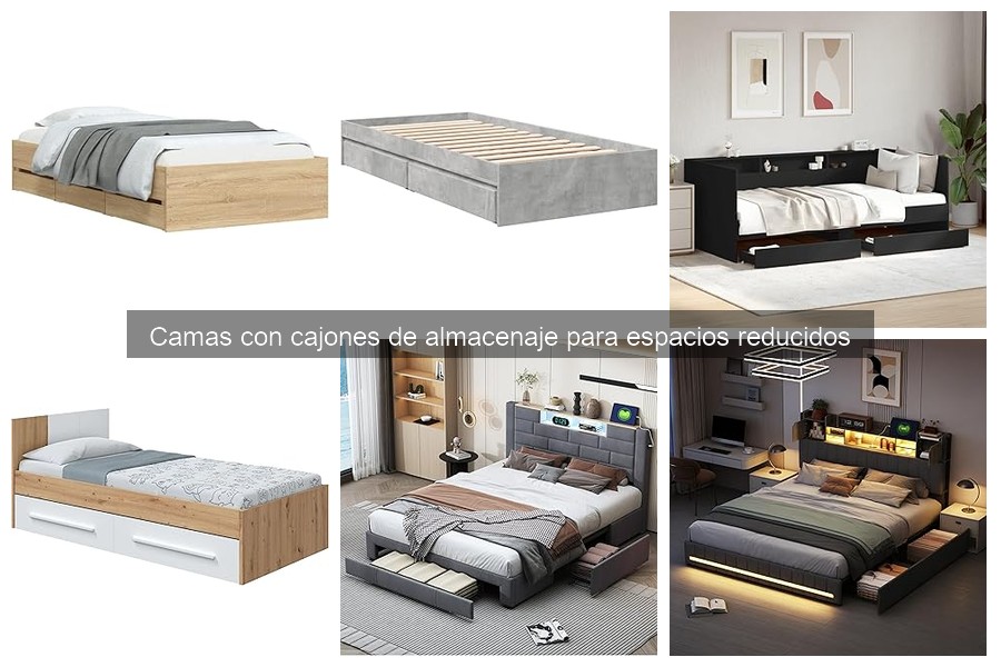 Comparativa: Camas con Cajones vs Camas Elevadas para Espacios Pequeños
