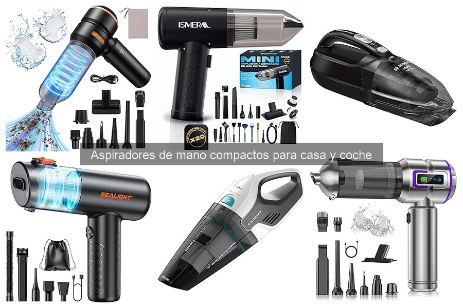 Comparativa de Aspiradores de Mano Compactos: Mejores Marcas