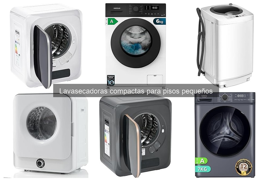 Comparativa de las Mejores Lavasecadoras Compactas para Pisos