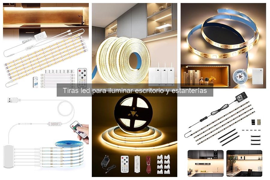 ** Comparativa de las Mejores Marcas de Tiras LED para Escritorios
