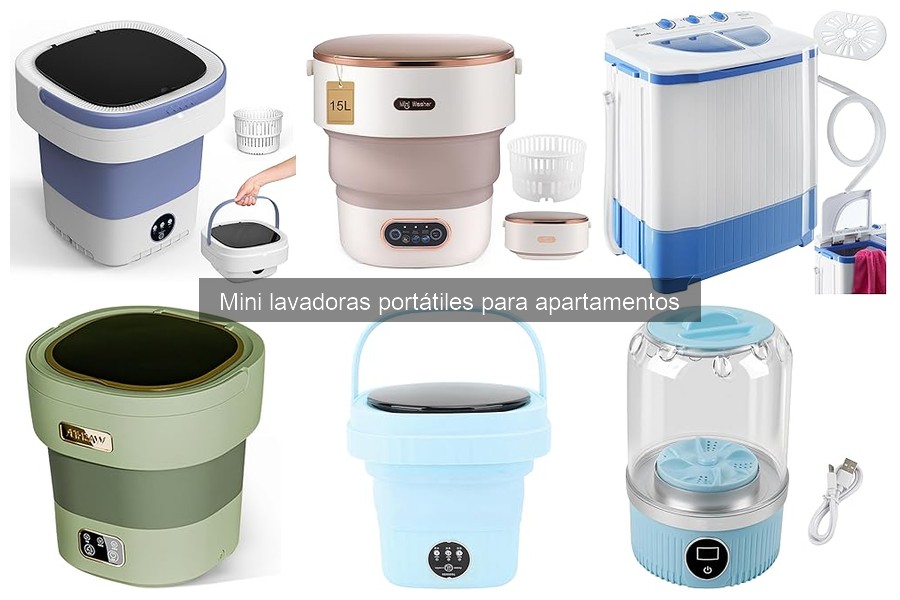 Comparativa de las Mejores Mini Lavadoras Portátiles 2023