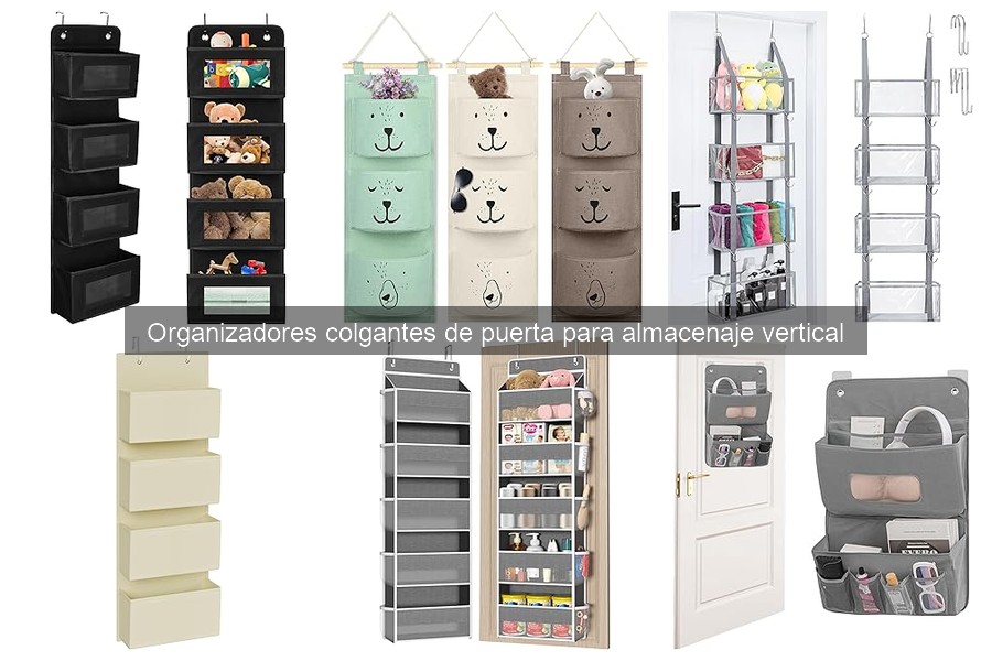 Comparativa de los Mejores Organizadores Colgantes de Puerta