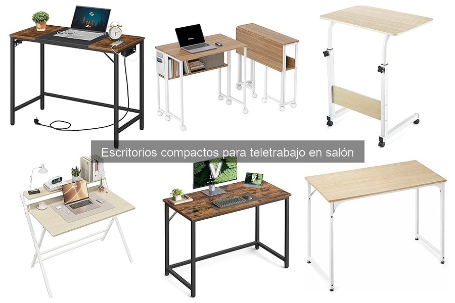 Comparativa de materiales en escritorios compactos