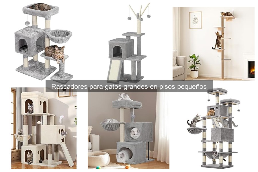 Comparativa de materiales en rascadores para gatos grandes