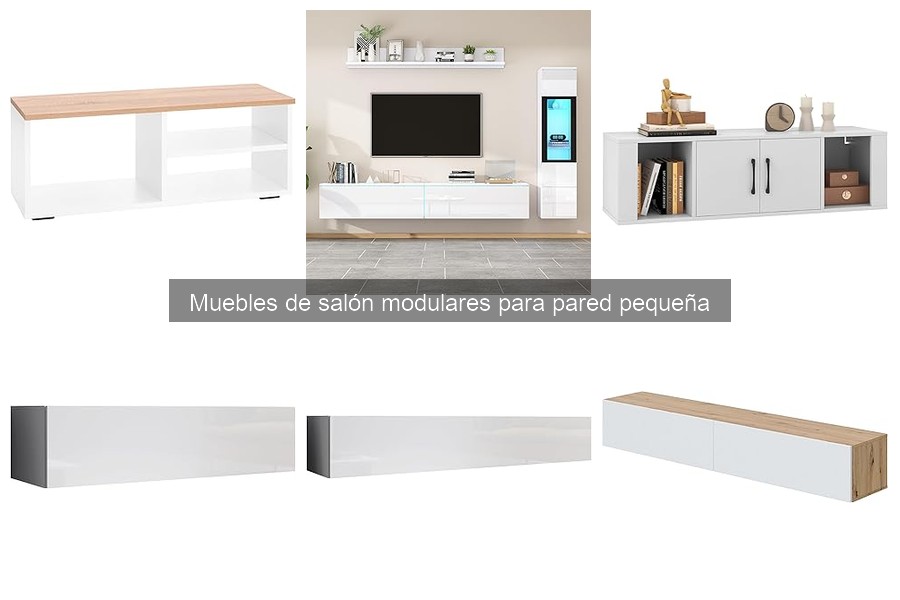 ** Comparativa de Materiales para Muebles de Salón Modulares