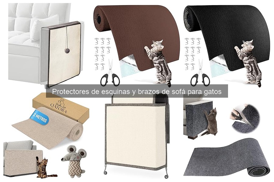 Comparativa de materiales para protectores de sofá para gatos