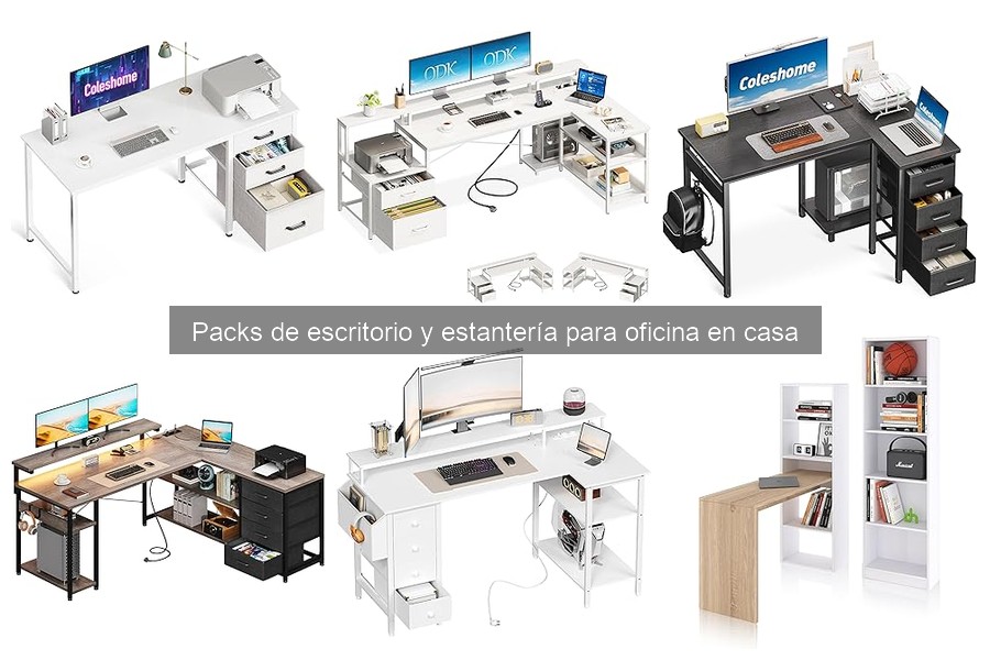 Comparativa de Mesas de Escritorio y Packs para Oficina