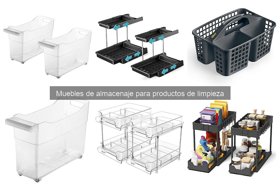 Comparativa de muebles de almacenaje para productos de limpieza