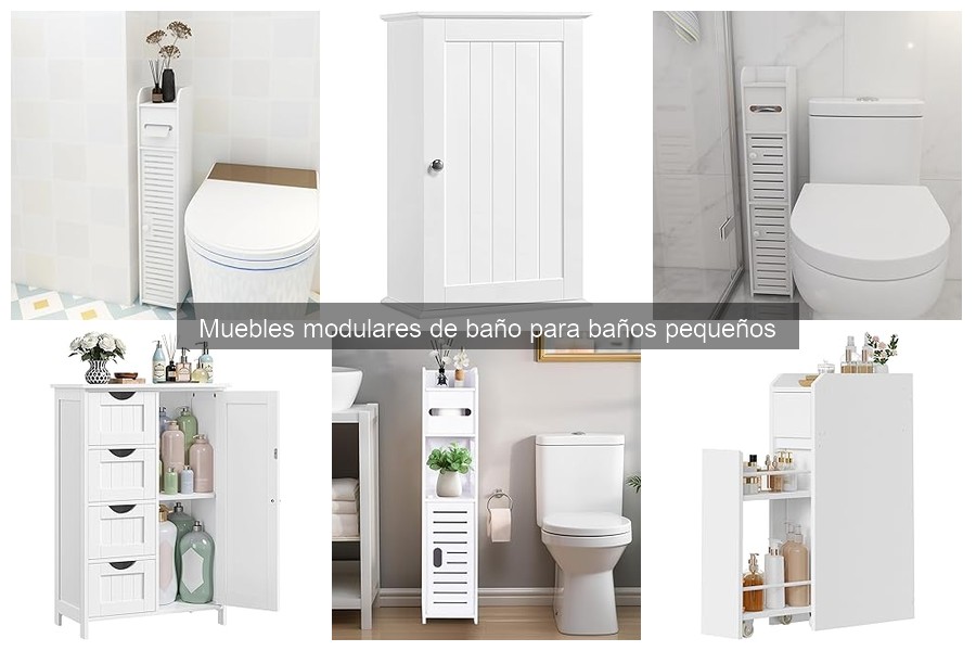 Comparativa de Muebles Modulares de Baño para Baños Pequeños