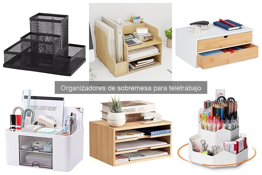 Comparativa de Organizadores de Sobremesa para Teletrabajo