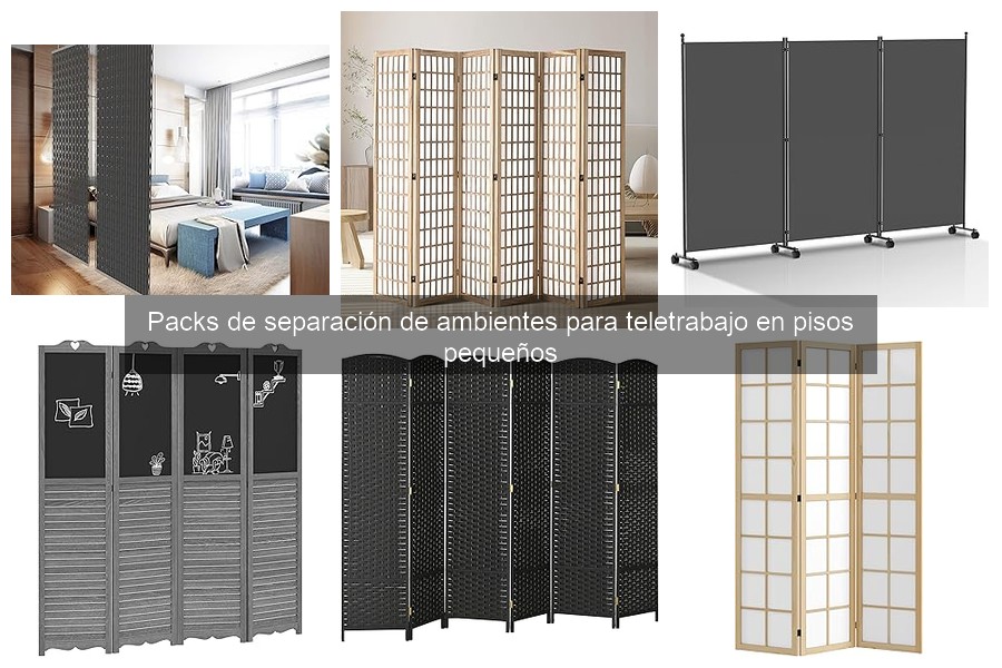 Comparativa de Packs de Separación de Ambientes para Teletrabajo