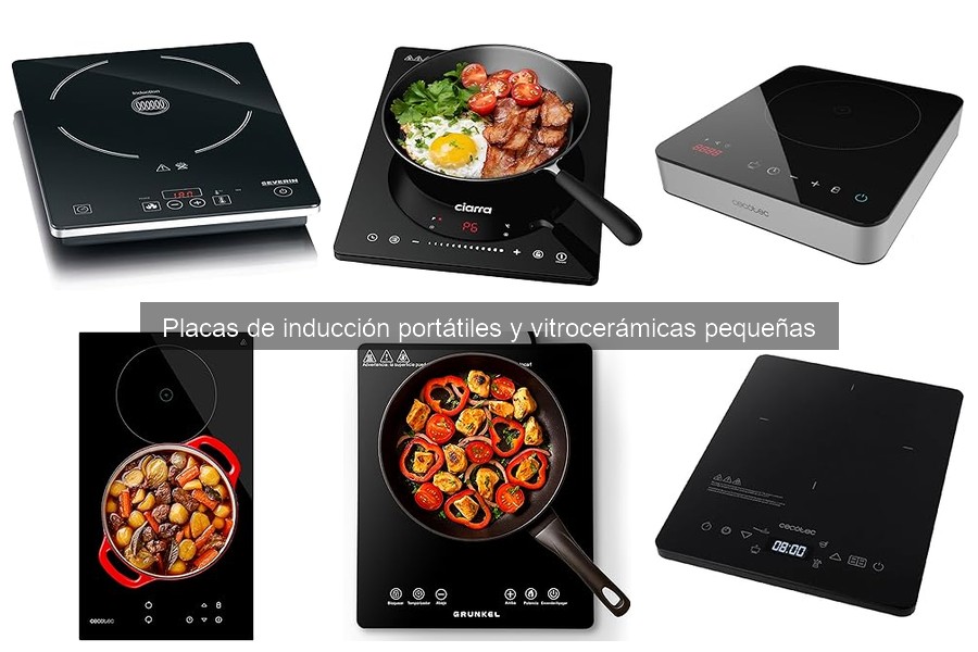 Comparativa de Placas de Inducción Portátiles para Cocinas Pequeñas