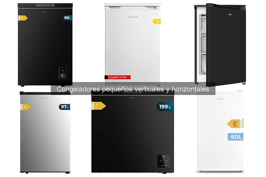 Comparativa de precios de congeladores pequeños en Amazon