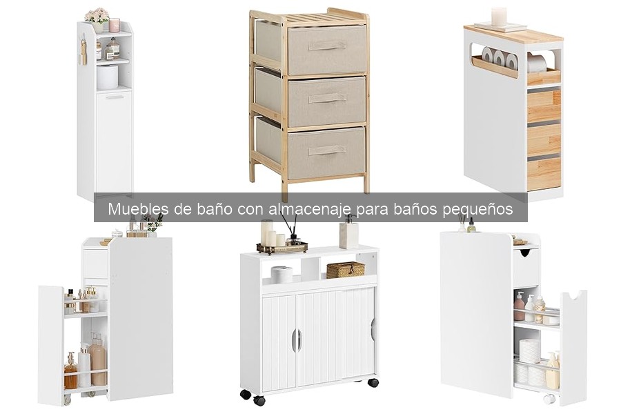 Comparativa de precios de muebles de baño con almacenaje