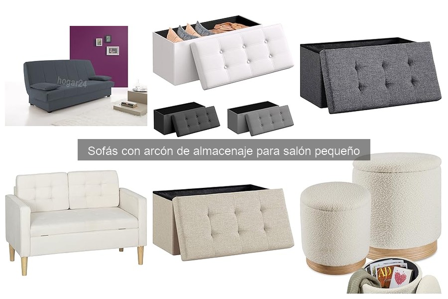 Comparativa de precios de sofás con arcón para salón pequeño