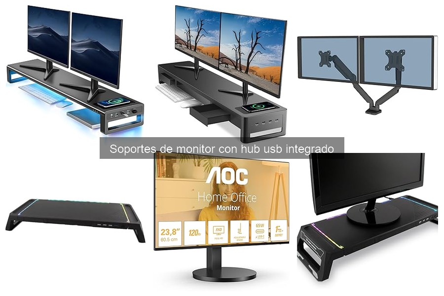 Comparativa de precios de soportes de monitor con hub USB