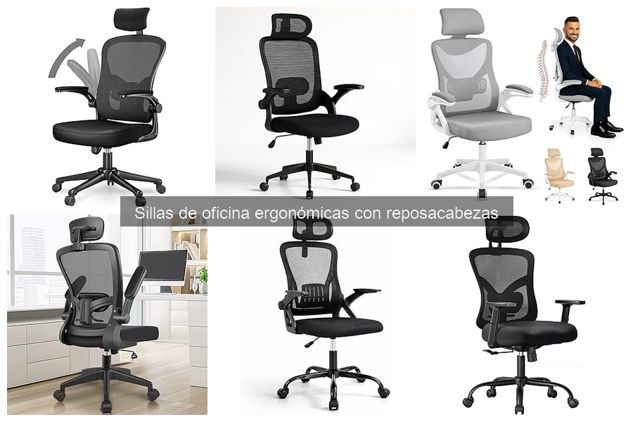 Comparativa de precios sillas de oficina ergonómicas con reposacabezas