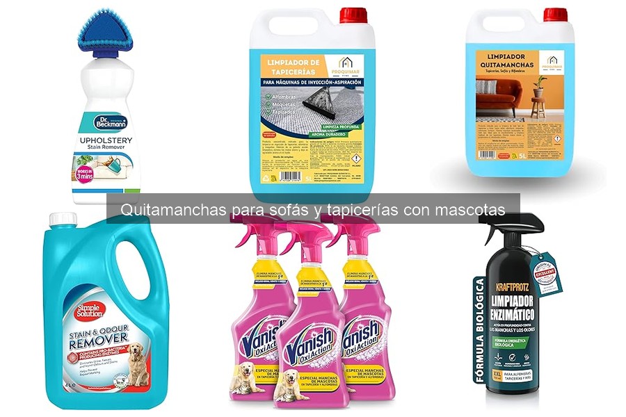 Comparativa de Quitamanchas para Sofás: Mejores Marcas y Precios