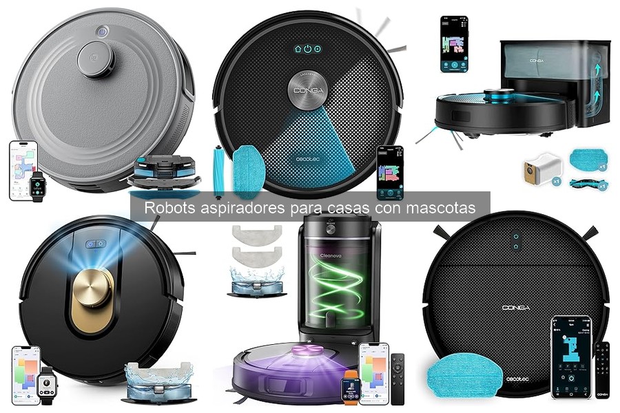 Comparativa de robots aspiradores: gama baja vs alta para mascotas