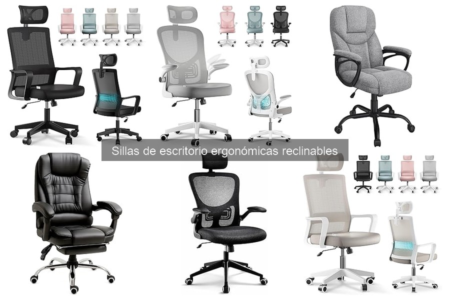 Comparativa de Sillas de Escritorio Ergonómicas Reclinables