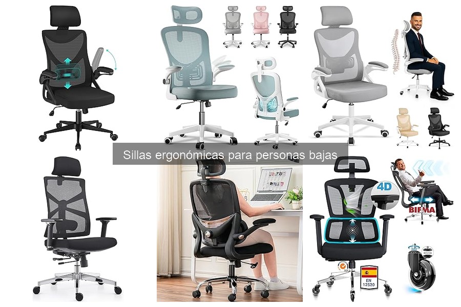 Comparativa de Sillas Ergonómicas para Personas Bajas