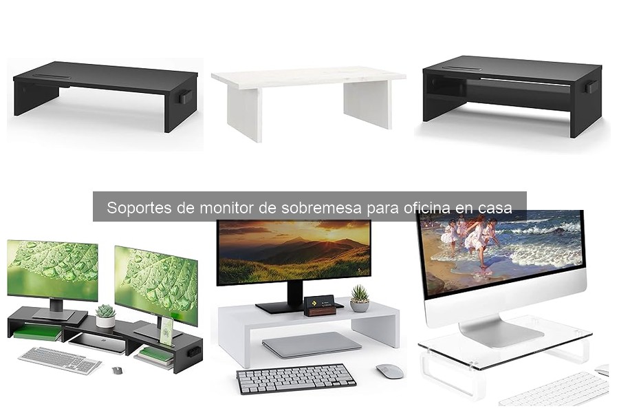 Comparativa de soportes de monitor: BONTEC y Amazon Basics