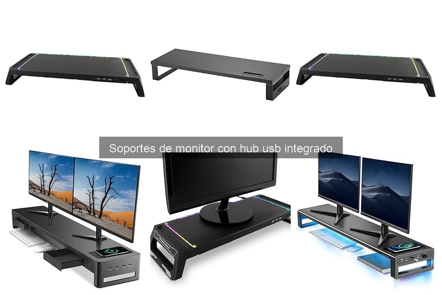 Comparativa de soportes de monitor con hub USB integrado