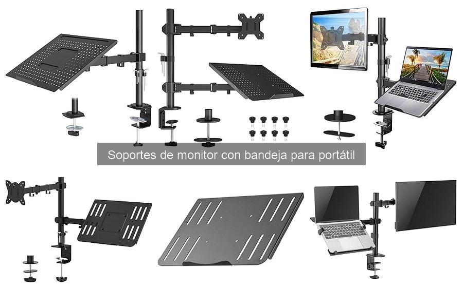 Comparativa de soportes de monitor y escritorios multitarea