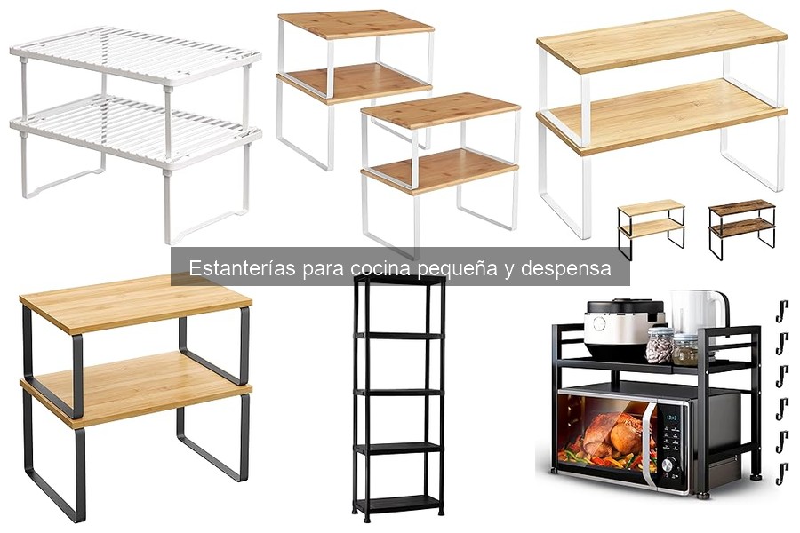 Comparativa: Estanterías de Madera vs. Metal para Cocinas Pequeñas