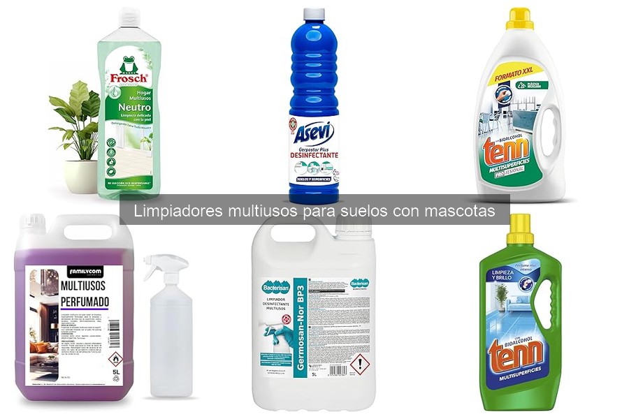 Comparativa: Limpiadores Multiusos vs. Específicos para Mascotas