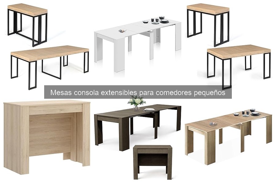 Comparativa: Mesas Consola Extensibles vs Plegables