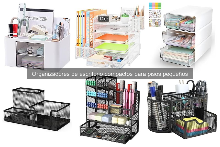 ** Comparativa: Organizadores de escritorio compactos vs. tradicionales