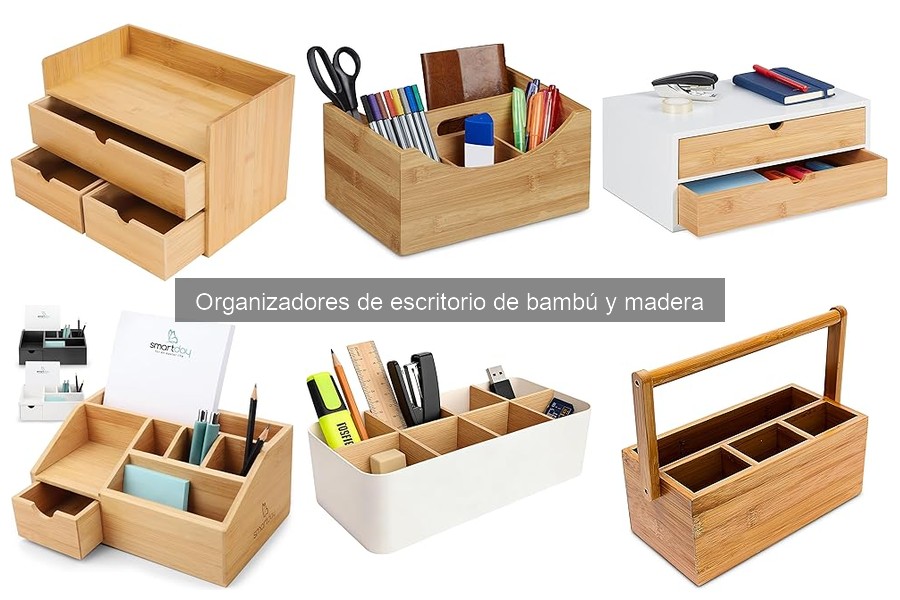 Comparativa: Organizadores de Escritorio de Bambú vs Plástico