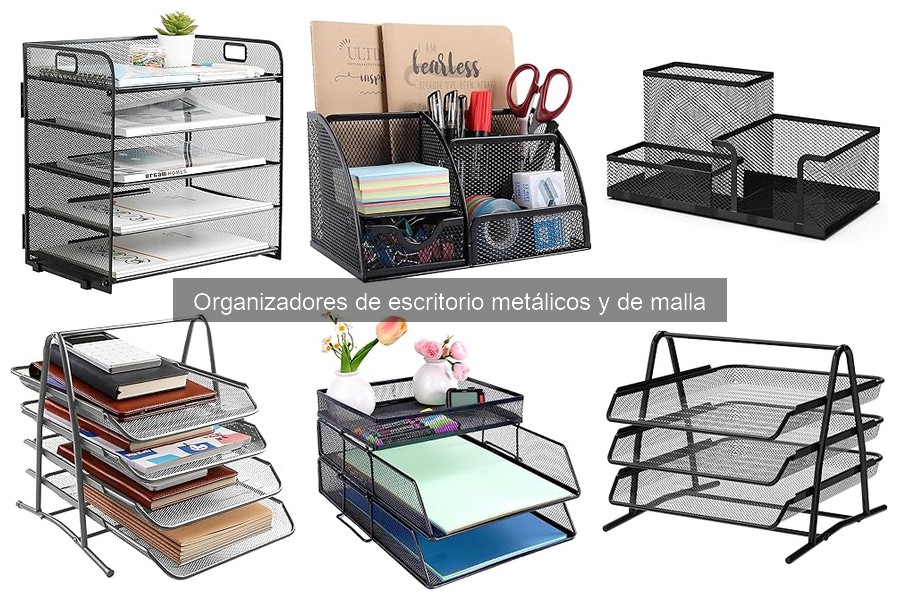 Comparativa: Organizadores de Escritorio Metálicos vs Plásticos