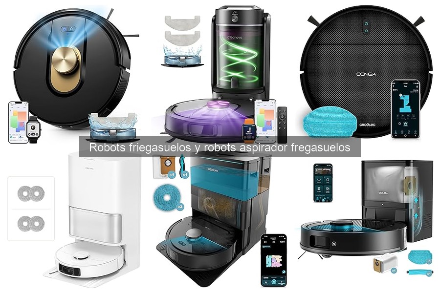 Comparativa: Robots Aspiradores vs. Fregasuelos 2023