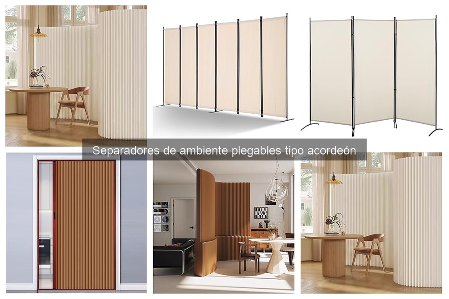 Comparativa: Separadores de ambiente plegables vs. rígidos