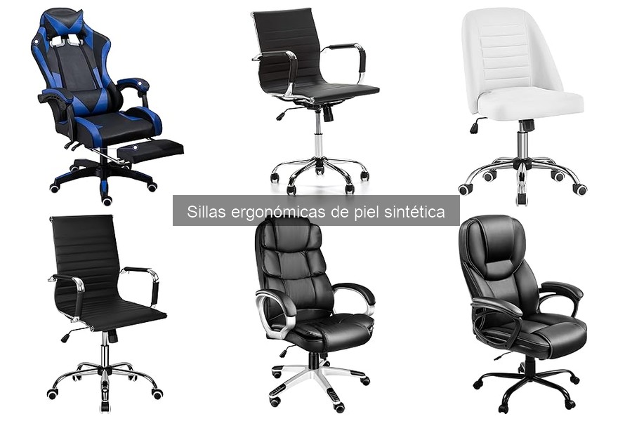 Comparativa: Sillas Ergonómicas de Piel Sintética vs Malla