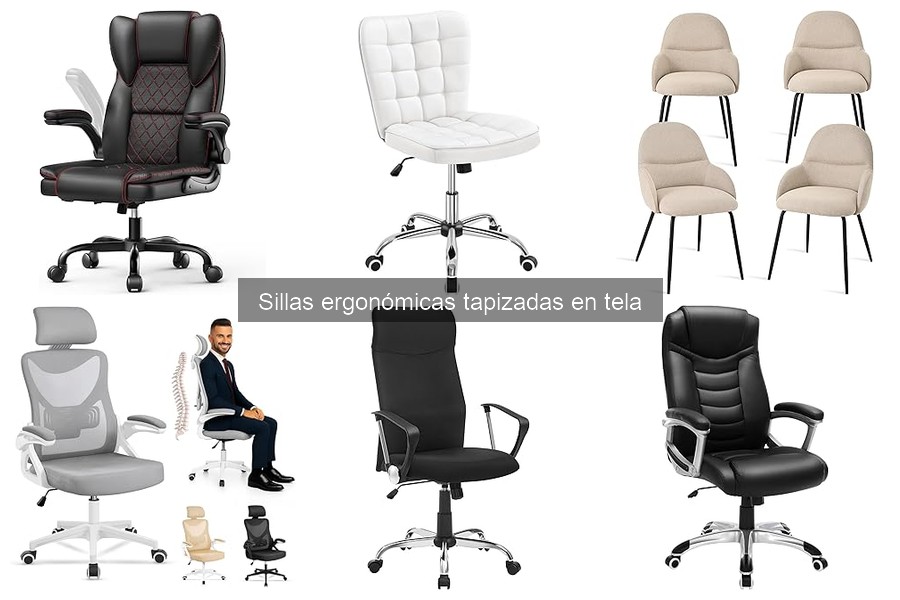 Comparativa: Sillas ergonómicas tapizadas en tela vs. cuero