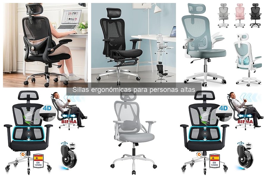 Comparativa: Sillas Ergonómicas vs Convencionales para Personas Altas