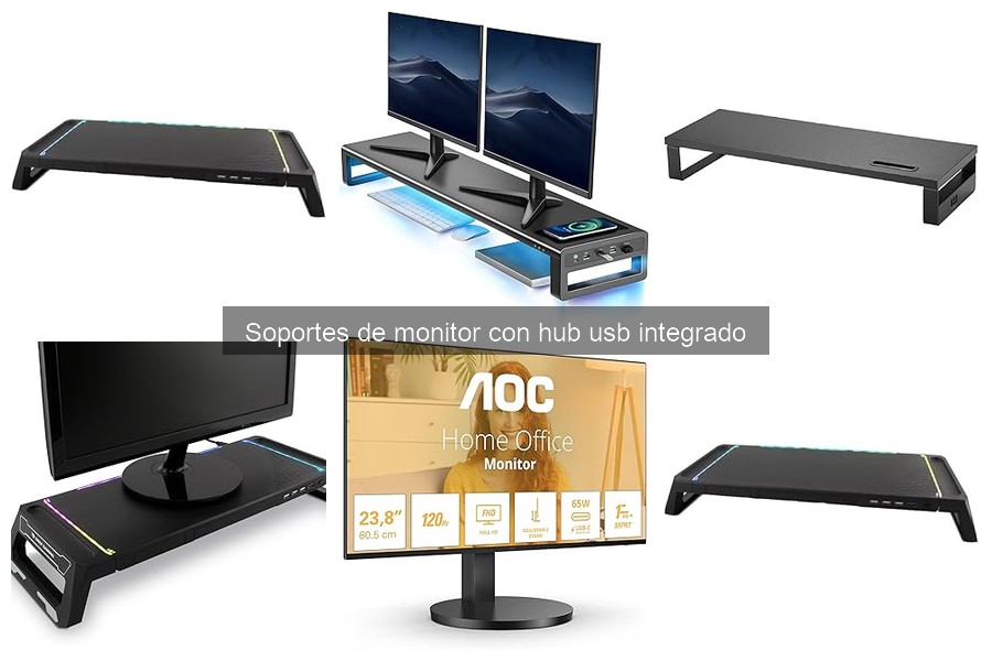 Comparativa: Soportes de Monitor con y sin Hub USB