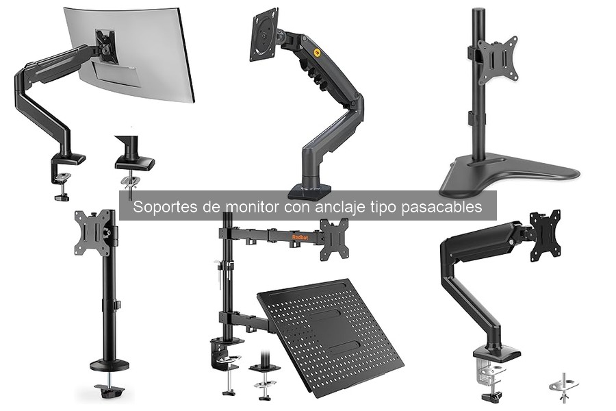 Comparativa: Soportes de Monitor Pasacables vs. Otros Tipos
