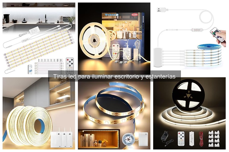 Comparativa: Tiras LED vs. Lámparas de Escritorio para Decorar