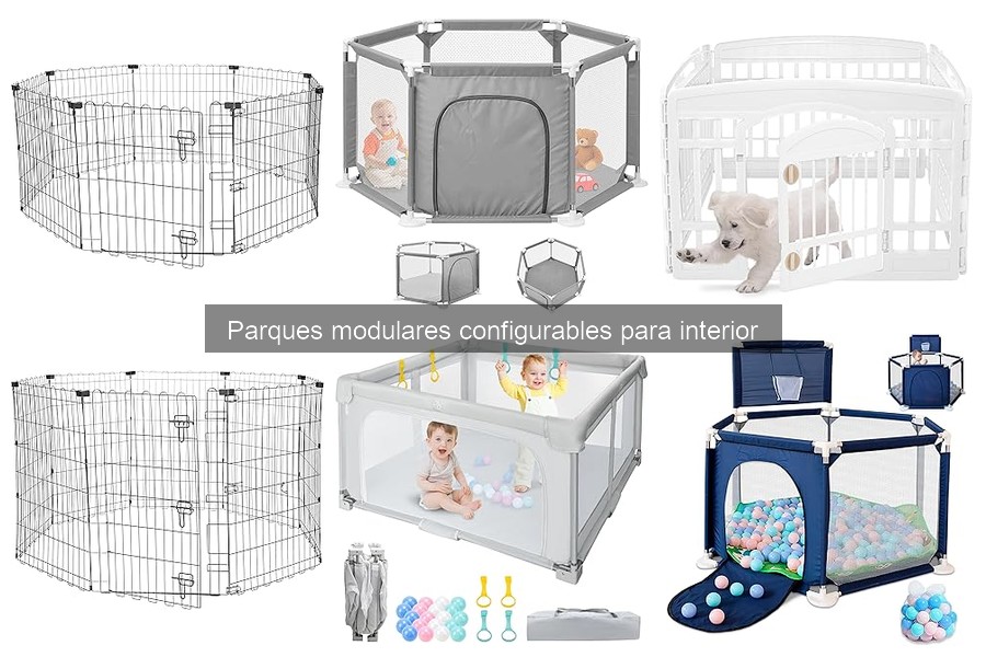 Configuraciones de Parques Modulares para Mascotas en Casa