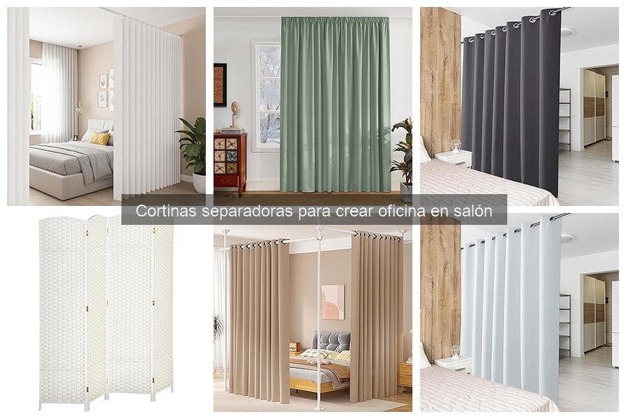 Cortinas separadoras: la solución para tu oficina en casa