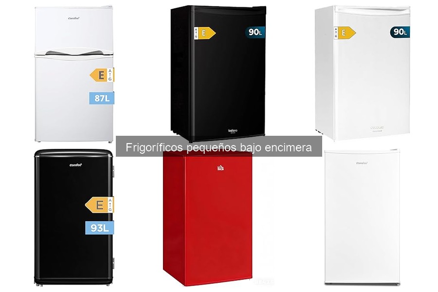¿Cuánto consume un frigorífico pequeño bajo encimera?